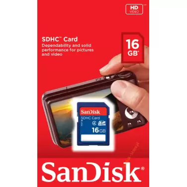 Karta pamięci SDHC 16GB  SANDISK klasa 4